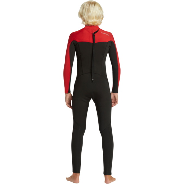 2026 Quiksilver Junior Everyday Sessions 3/2mm Back Zip Wetsuit EQBW103114 - High Risk Red